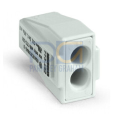 PUSH WIRE&reg; splicing connector, for solid and stranded conductors, for Ex applications, light gray