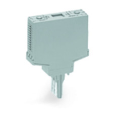 Empty component plug housing, Type 10, 15 mm wide, gray