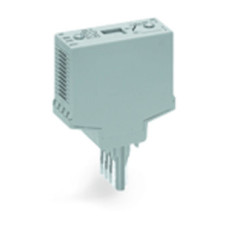 Empty component plug housing, Type 11, 20 mm wide, 8-pole, gray