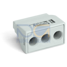 PUSH WIRE&reg; splicing connector, for solid and stranded conductors, for Ex applications, light gray