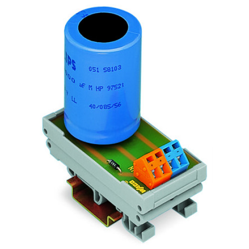 Component module with capacitor, 1 pcs, Capacity: 10 mF, gray