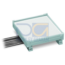 Track section, Size 2, 1 m long, gray