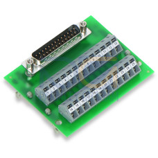Interface module, with solder pin, Male connector