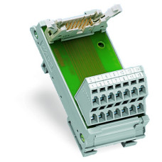 Interface module, Pluggable connector per DIN 41651, 10-pole, Triple-deck PCB terminal blocks, in mo