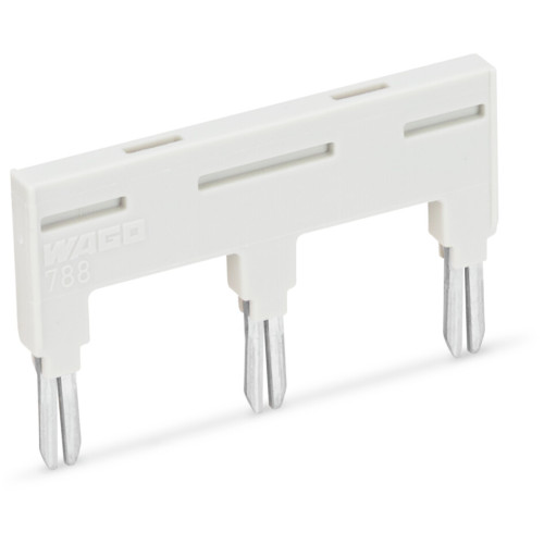 Jumper, for jumper slot, 3-way, light gray