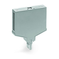 Empty component plug housing, Type 15, 20 mm wide, 8-pole, gray