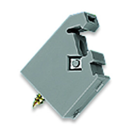 Isolated mounting carrier, for busbar with sheet metal screw (3.5 x 9) mm, gray