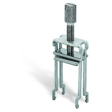 Shield clamping saddle, 19 mm wide, diameter of compatible conductor, silver-colored