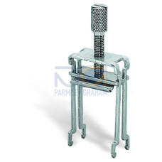 Shield clamping saddle, 27 mm wide, diameter of compatible conductor, silver-colored