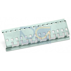 Carrier rail, with special perforations, 1000 mm long, silver-colored