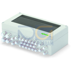 IP65 enclosure, Aluminium (RAL 7035), WxHxD (480x100x160 mm)