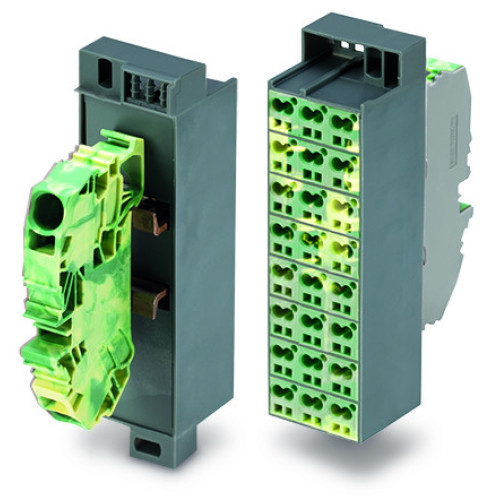 Common potential matrix patchboard, Marking 1-24, with 1 input module incl. end plate