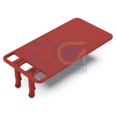 Marker card, Plastic, red