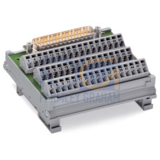 Interface module, with solder pin, Male connector