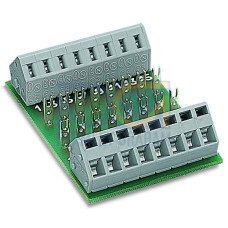 PCB for self-assembly, with 8 mounting positions