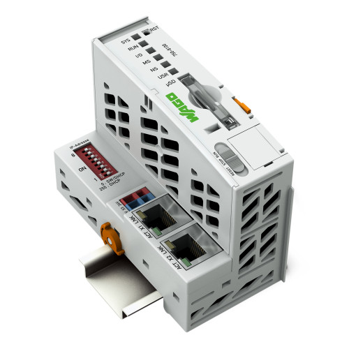 Controller PFC100, 2 x ETHERNET, ECO, light gray