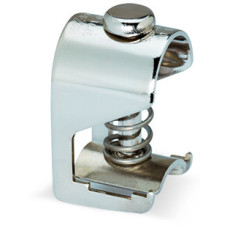 Shield clamp, diameter of compatible conductor, 1.5 mm to 6.5 mm, H max. 40 mm, 10 mm wide