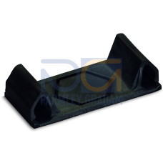 Lockout cap, 3-pole, for cutouts, black