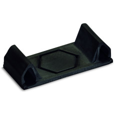 Lockout cap, 3-pole, for cutouts, Plastic, black