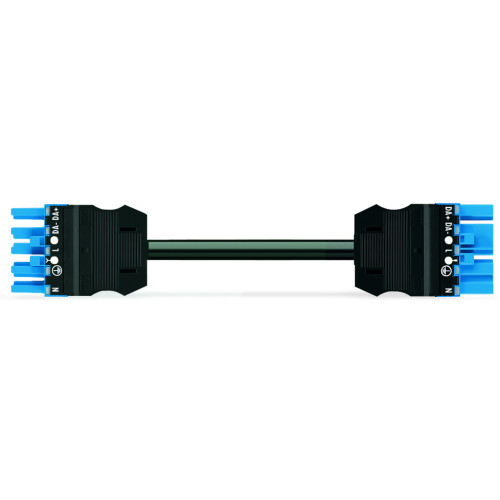 pre-assembled interconnecting cable, B2ca, Socket/plug, blue