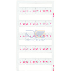 WMB marking card, as card, MARKED, white