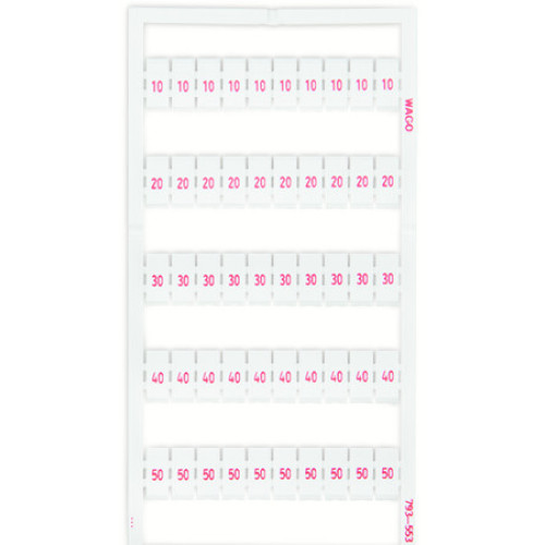 WMB marking card, as card, MARKED, white