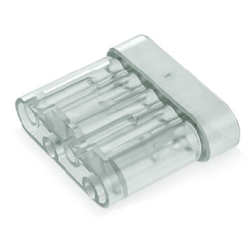 Flat cable end cover, 5-pole, for flat cable 10 mm&sup2;