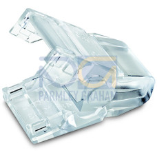 Flat cable end cover, 3-pole, Plastic