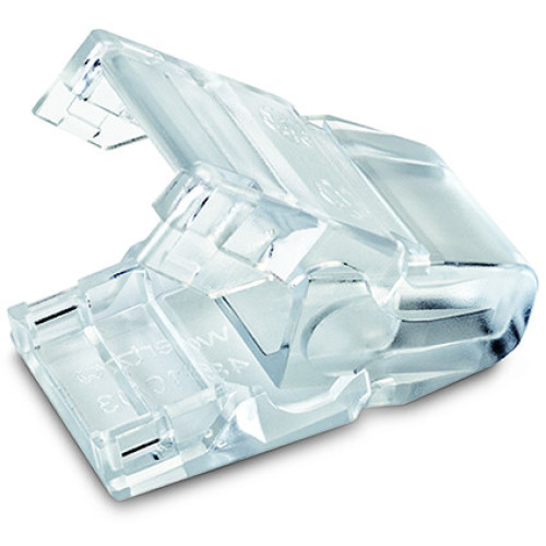 Flat cable end cover, 3-pole, Plastic