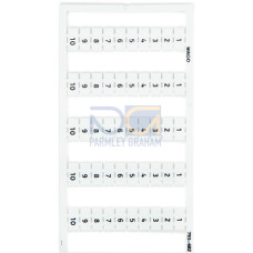 WMB marking card, as card, MARKED, white