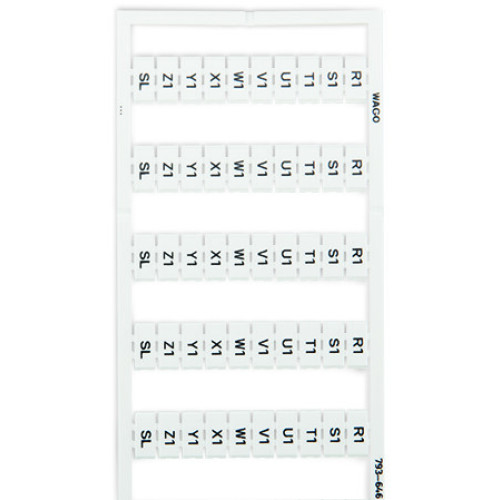 WMB marking card, as card, MARKED, white