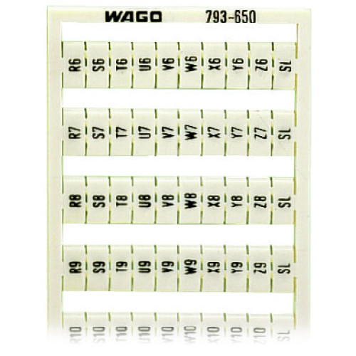 WMB marking card, as card, MARKED, white