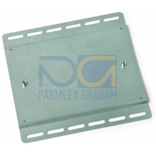 Mounting plate, for distribution boxes, gray
