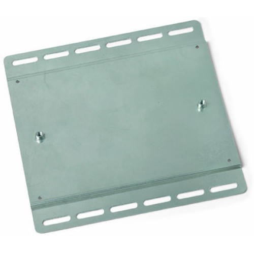 Mounting plate, for distribution boxes, gray