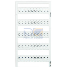 WMB marking card, as card, MARKED, white