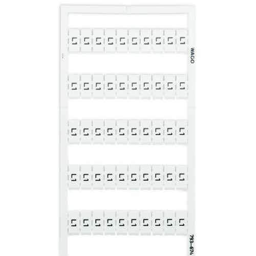 WMB marking card, as card, MARKED, white