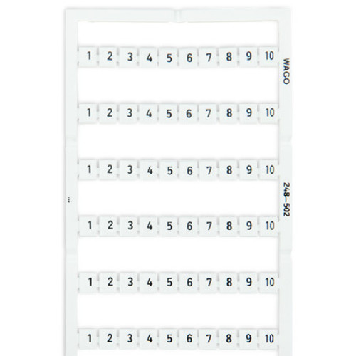 Mini-WSB marking card, as card, MARKED, white