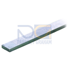 Busbar, tin-plated, 50 mm long, silver-colored