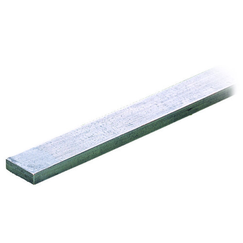 Busbar, tin-plated, 50 mm long, silver-colored