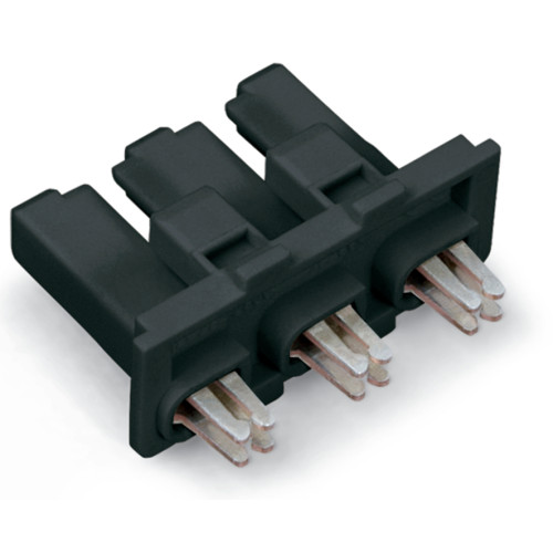 Device connector, 3-pole, Cod. A, black