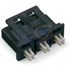 Device connector, 3-pole, Cod. A, black
