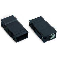 Strain Relief Housing, 3-Pole Cable Diameter 9 - 13 mm Black