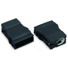 Strain Relief Housing, For 4 mm Cables 5-Pole Black