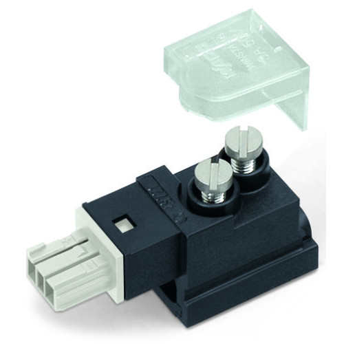 Tap-off module, for flat cable, 2-pole, light gray