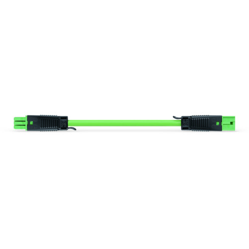 pre-assembled interconnecting cable, Eca, Socket/plug, green