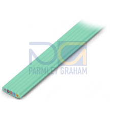 Flat cable, Eca, 5G 2.5 mm&sup2;, green