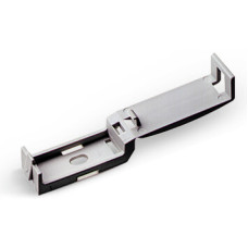 Fixing clamp for screw mounting, plastic, gray