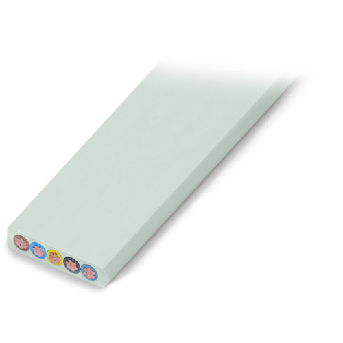 Flat cable, Eca, 5G 16 mm&sup2;, light gray