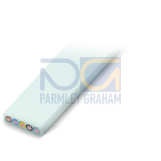 Flat cable, Eca, 5G 10 mm&sup2;, light gray