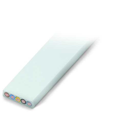 Flat cable, Eca, 5G 10 mm&sup2;, light gray